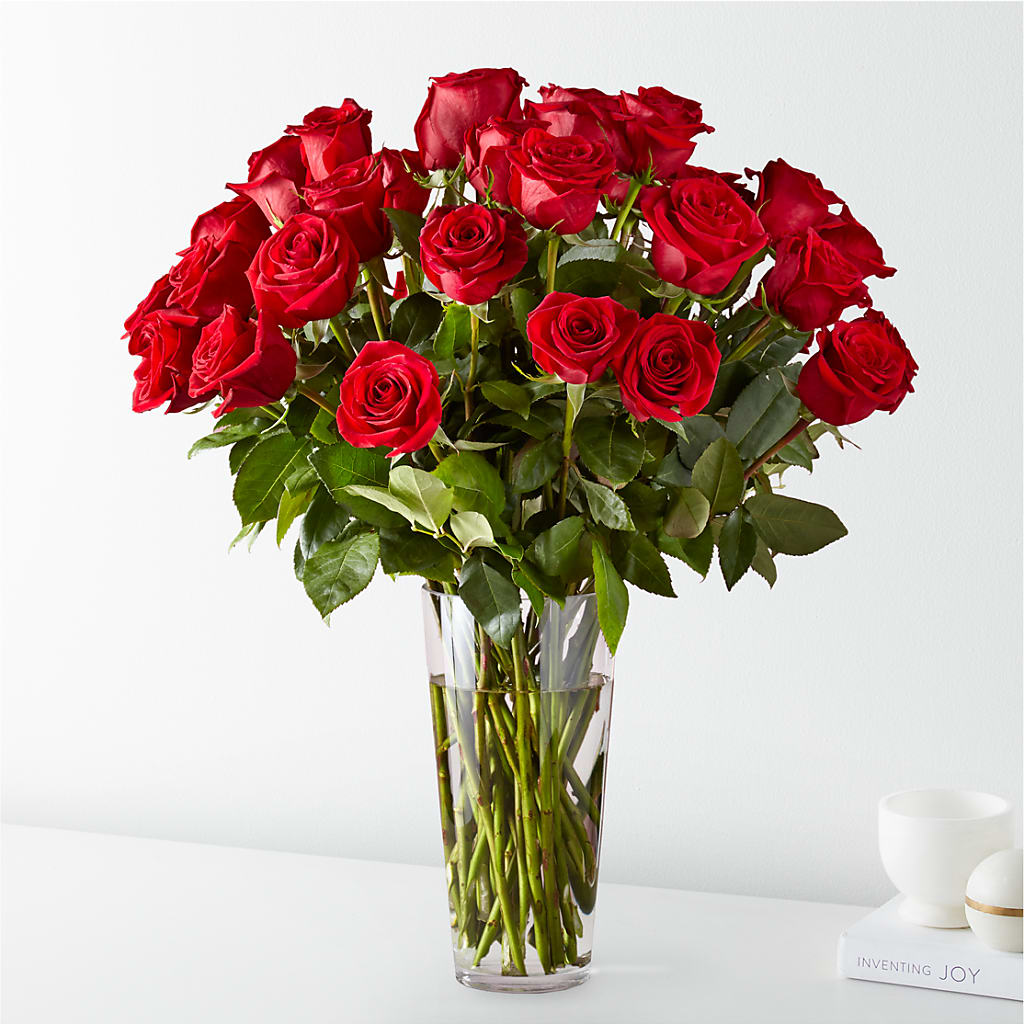 Long Stem Red Rose Bouquet – BEN & NEVA'S FLOWERS, Grand Saline TX