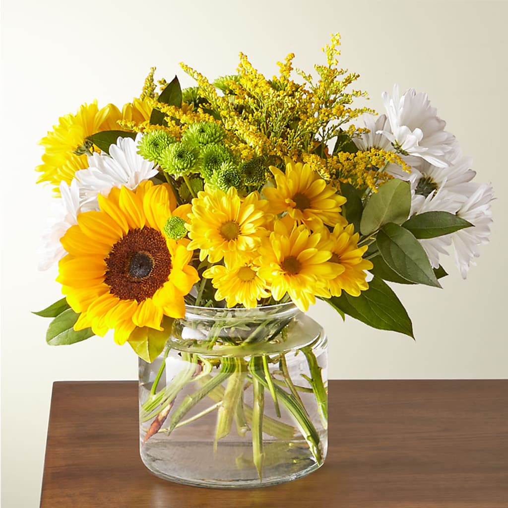 Hello Sunshine Bouquet – BEN & NEVA'S FLOWERS, Grand Saline TX