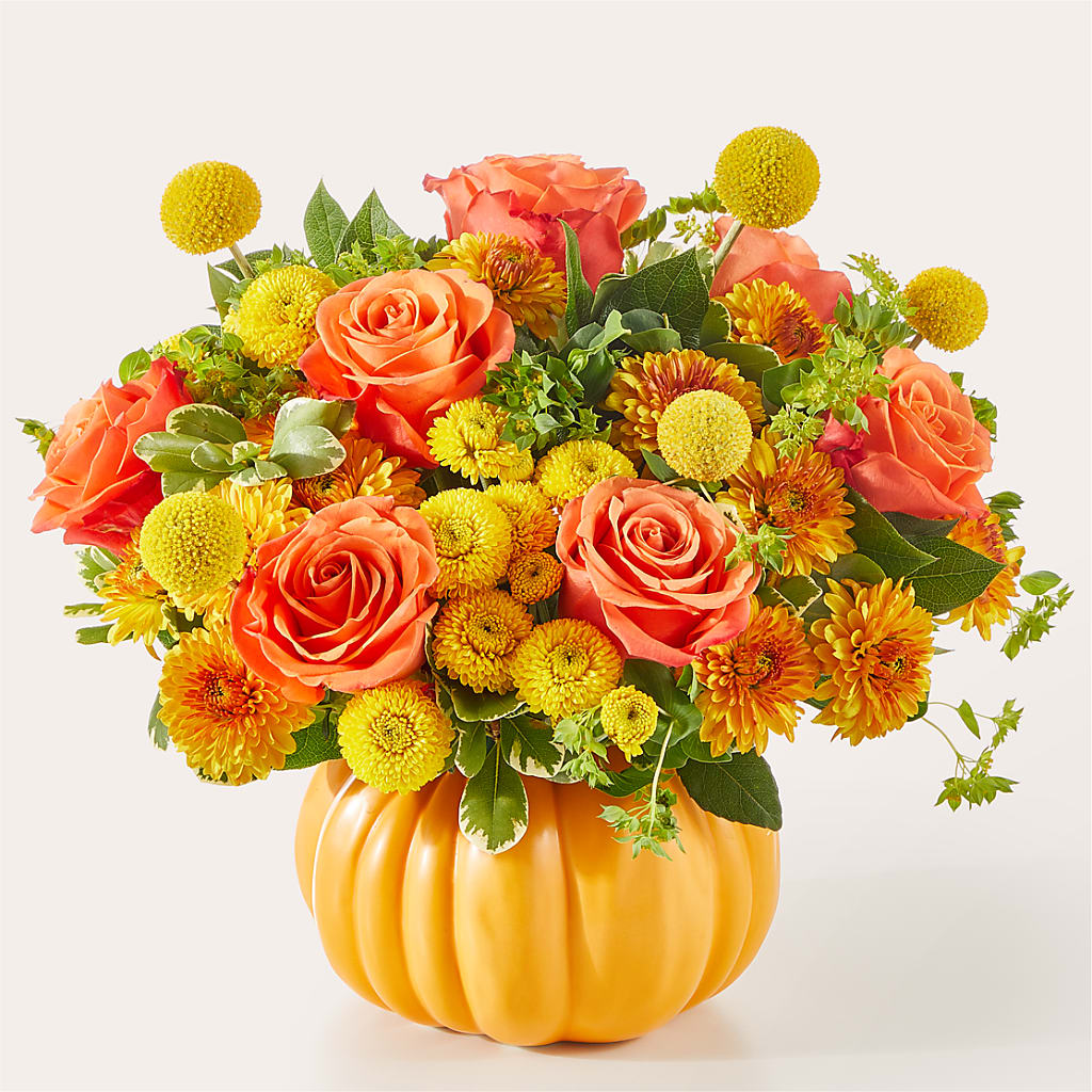 Gourdgeous Pumpkin – BEN & NEVA'S FLOWERS, Grand Saline TX