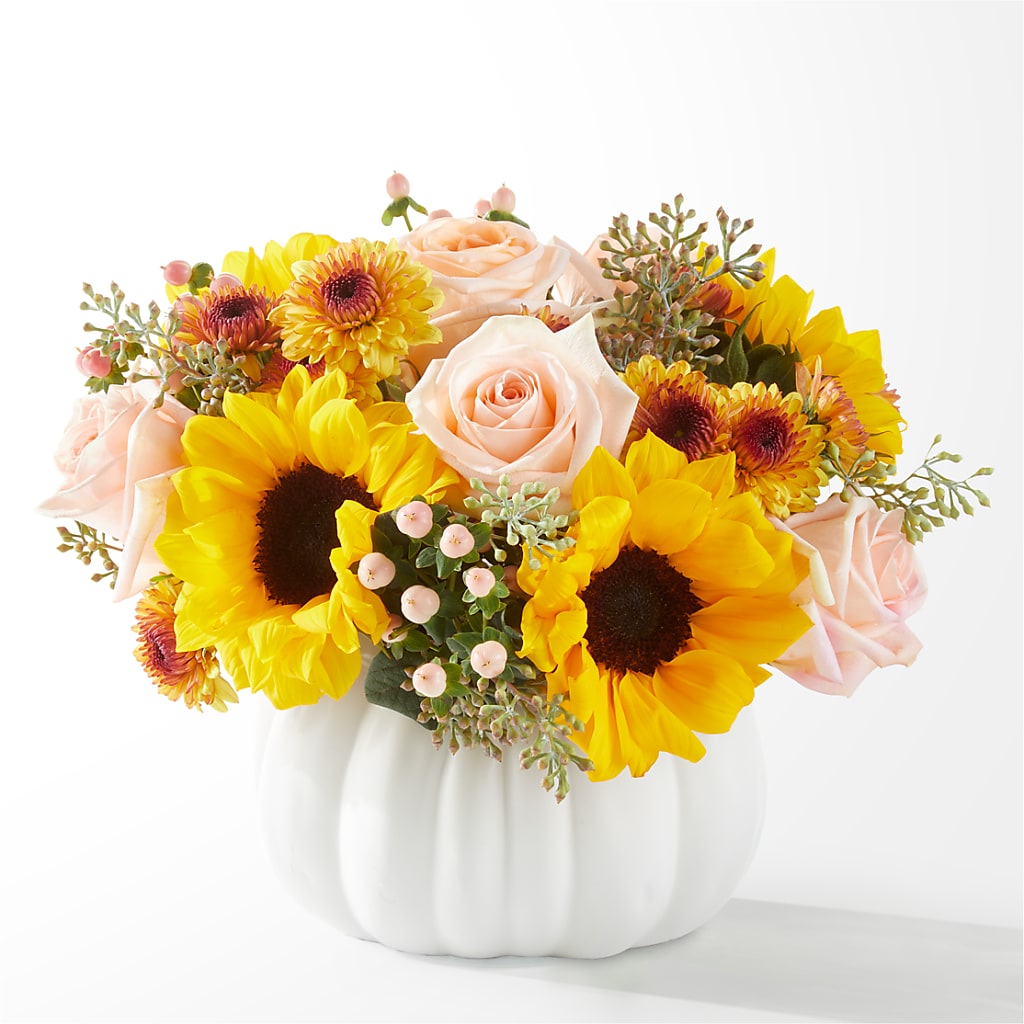Pumpkin to Talk About Bouquet – BEN & NEVA'S FLOWERS, Grand Saline TX