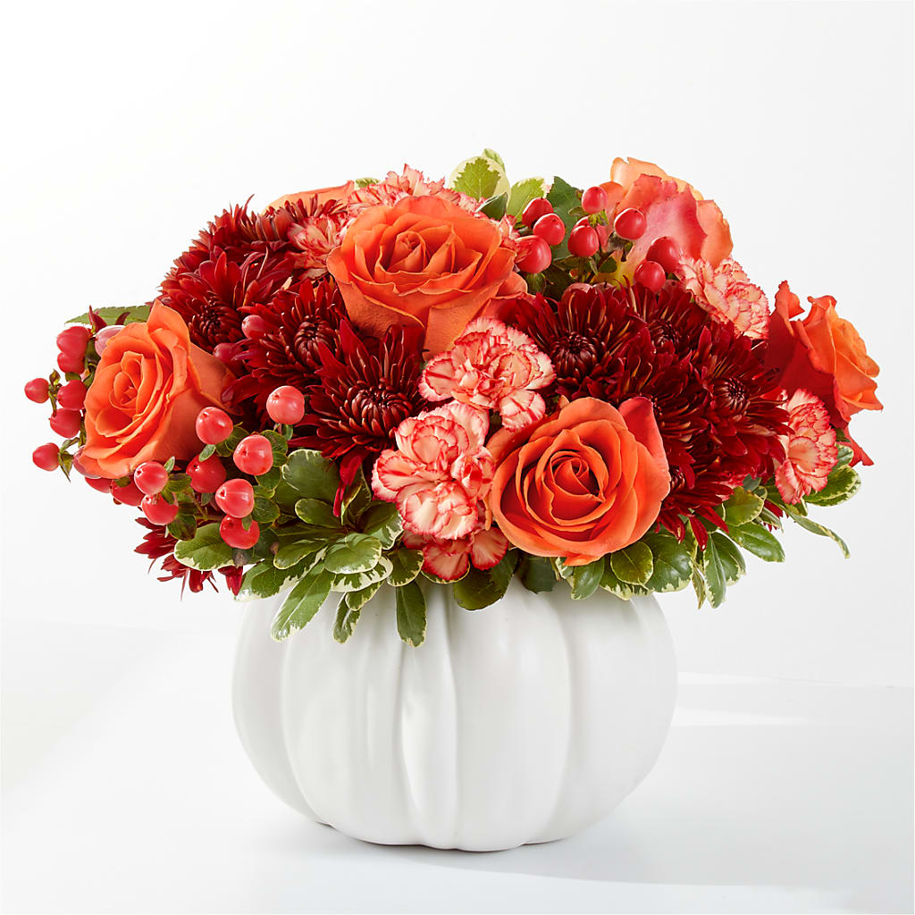 Autumn Air Pumpkin Bouquet – BEN & NEVA'S FLOWERS, Grand Saline TX