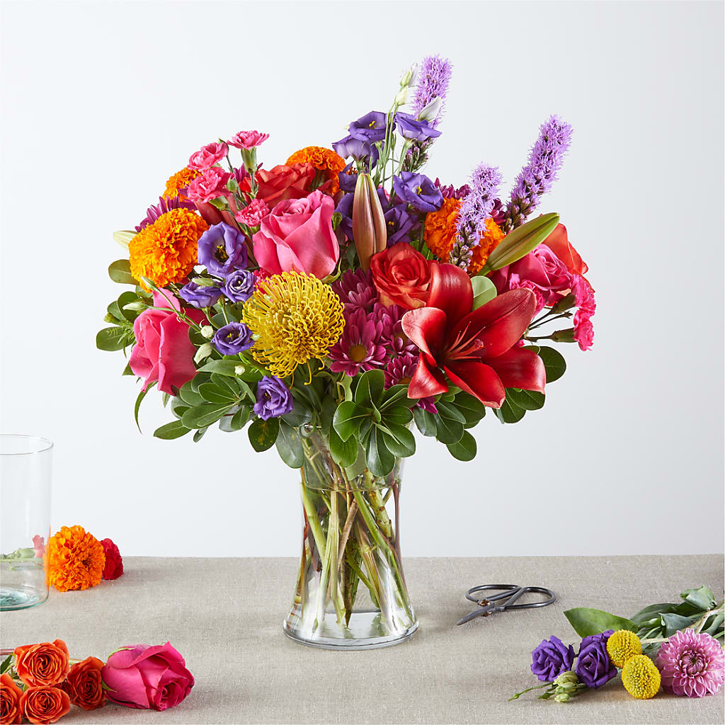 Feast of Color – A Florist Original – BEN & NEVA'S FLOWERS, Grand Saline TX