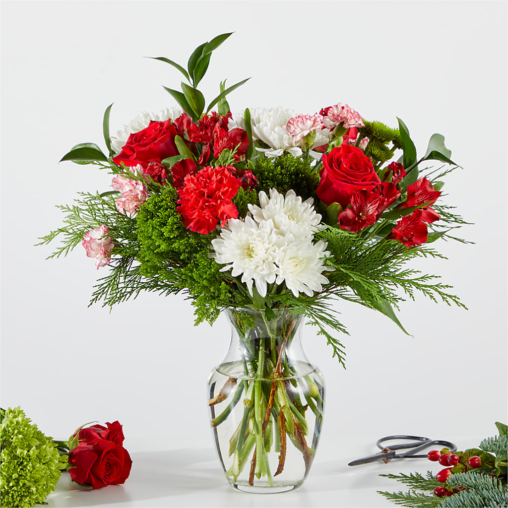 Merry Moment Bouquet – A Florist Original – BEN & NEVA'S FLOWERS, Grand Saline TX