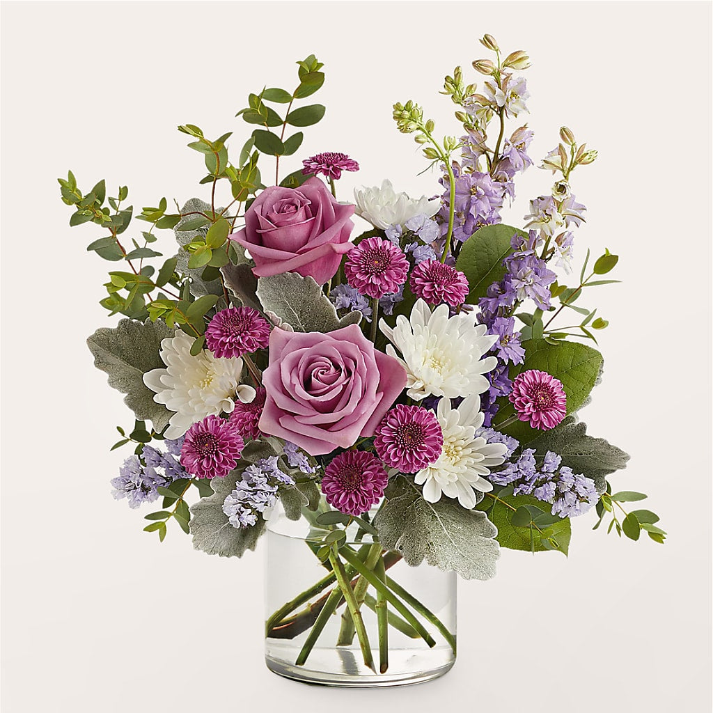 Violet Frost Bouquet – BEN & NEVA'S FLOWERS, Grand Saline TX