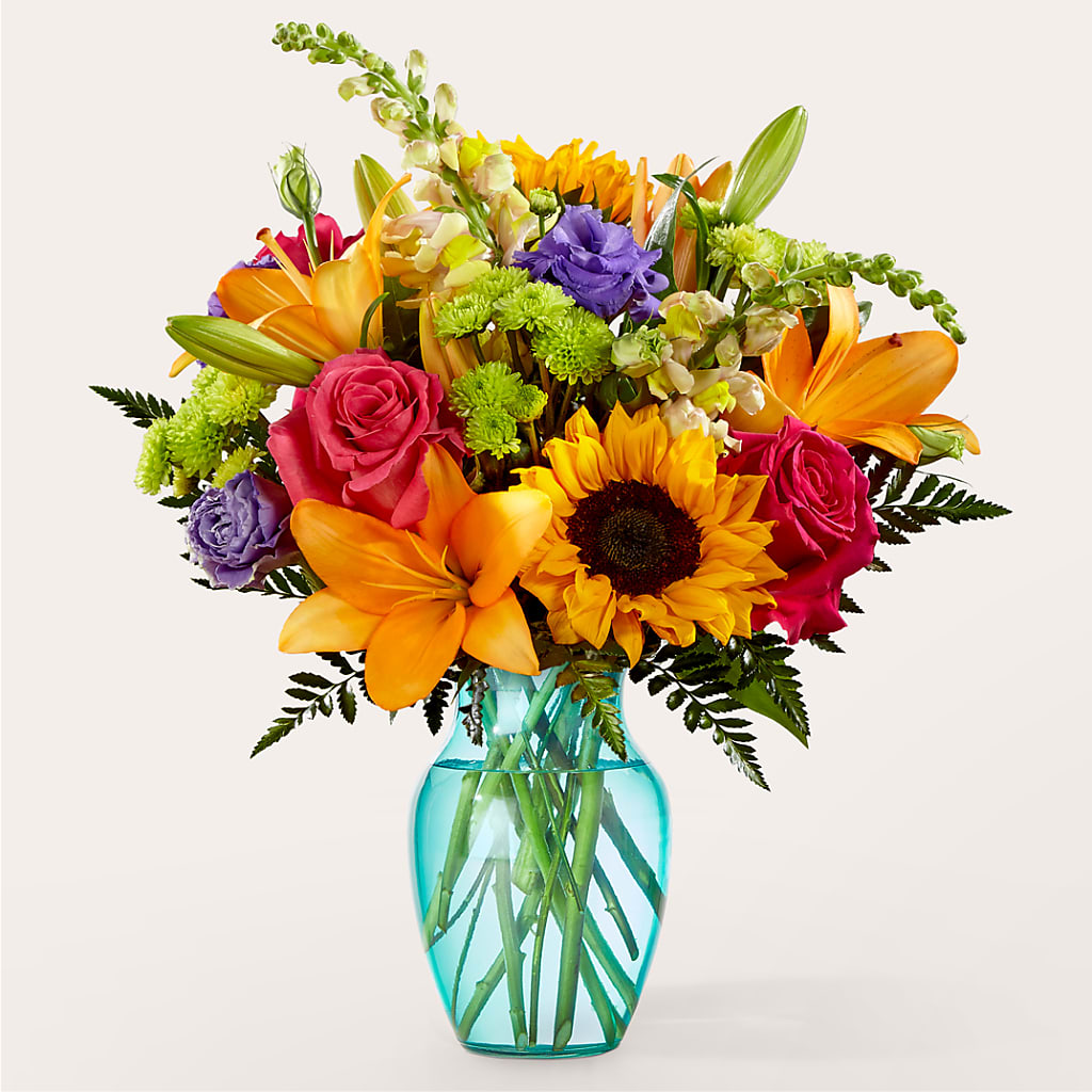 Double Rainbow Bouquet – BEN & NEVA'S FLOWERS, Grand Saline TX