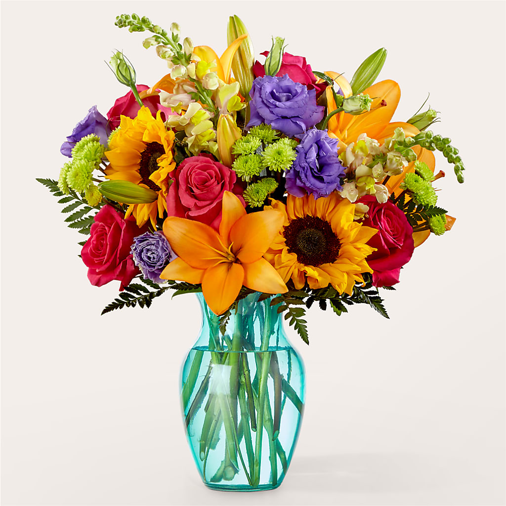 Double Rainbow Bouquet – BEN & NEVA'S FLOWERS, Grand Saline TX