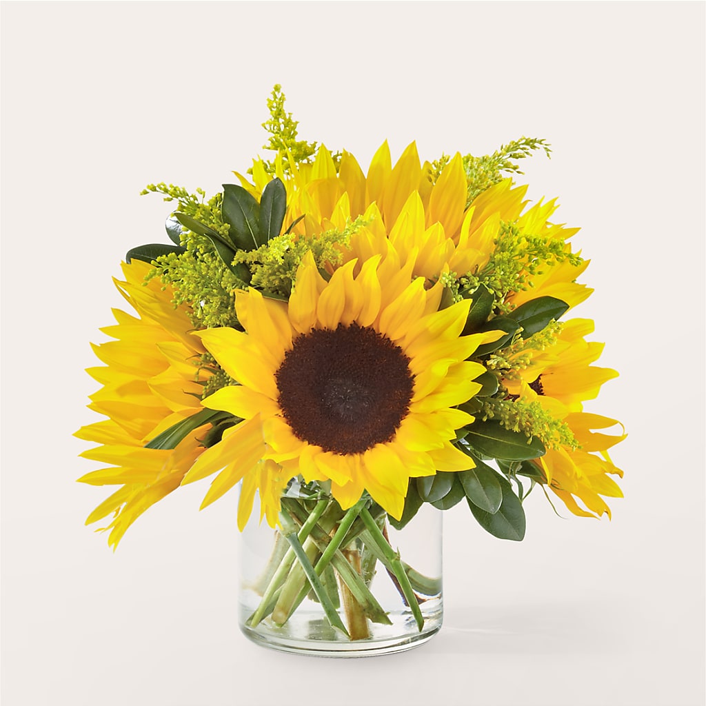 Beaming Sunflower Bouquet – BEN & NEVA'S FLOWERS, Grand Saline TX