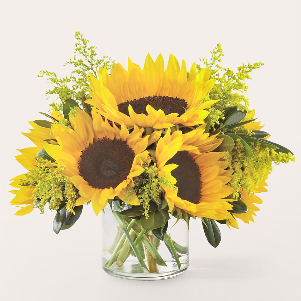 Beaming Sunflower Bouquet – BEN & NEVA'S FLOWERS, Grand Saline TX