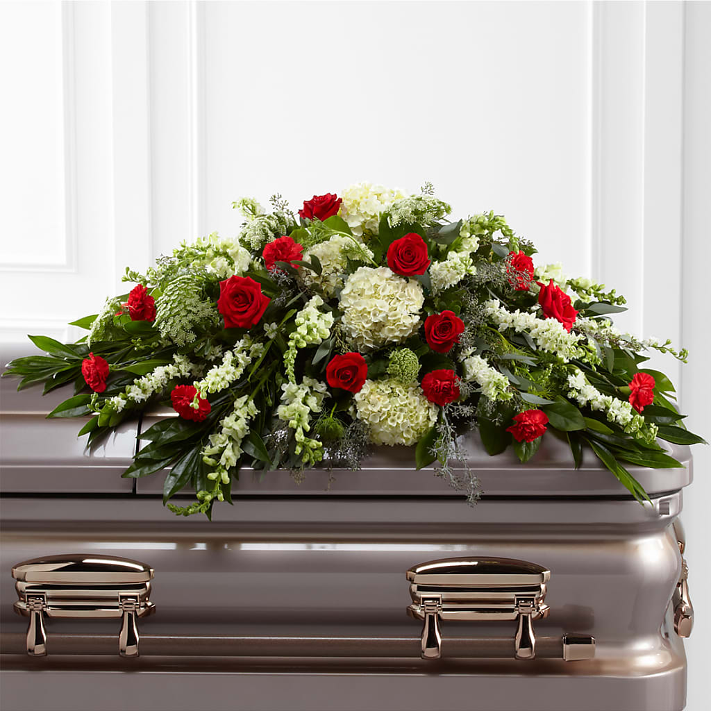 Sincerity Casket Spray – BEN & NEVA'S FLOWERS, Grand Saline TX