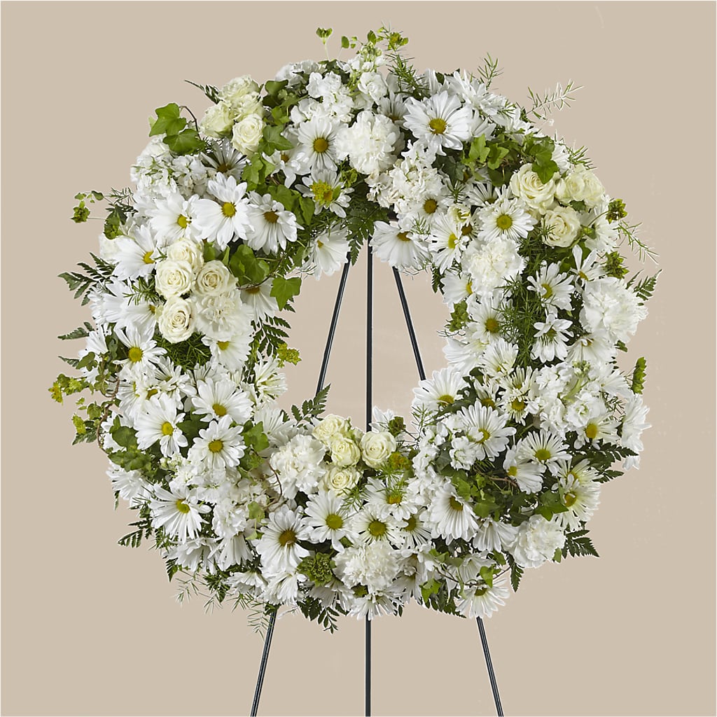 Faithful Wishes Wreath – BEN & NEVA'S FLOWERS, Grand Saline TX