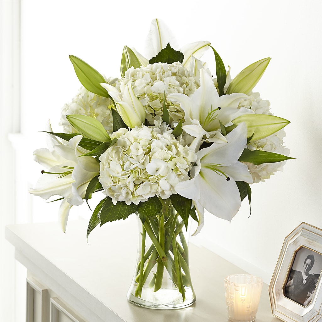 Compassionate Lily Bouquet – BEN & NEVA'S FLOWERS, Grand Saline TX