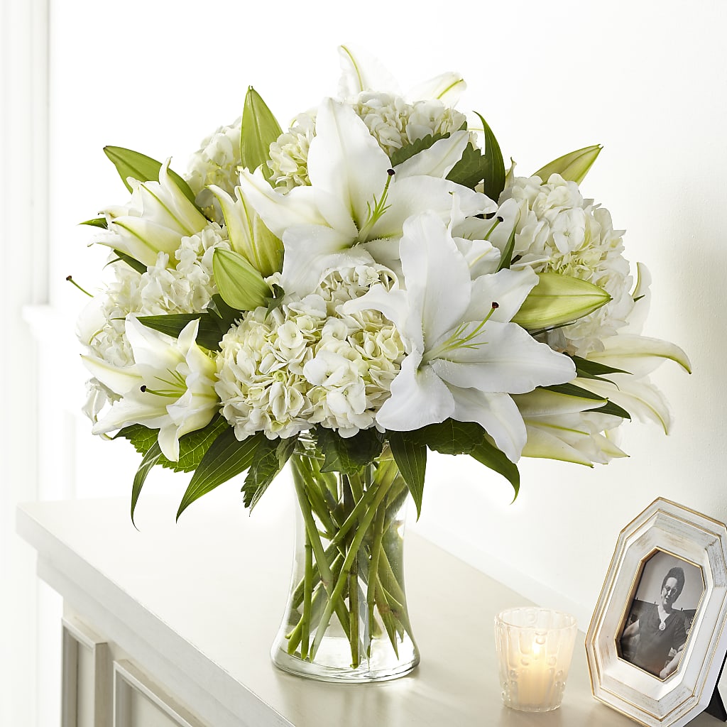 Compassionate Lily Bouquet – BEN & NEVA'S FLOWERS, Grand Saline TX