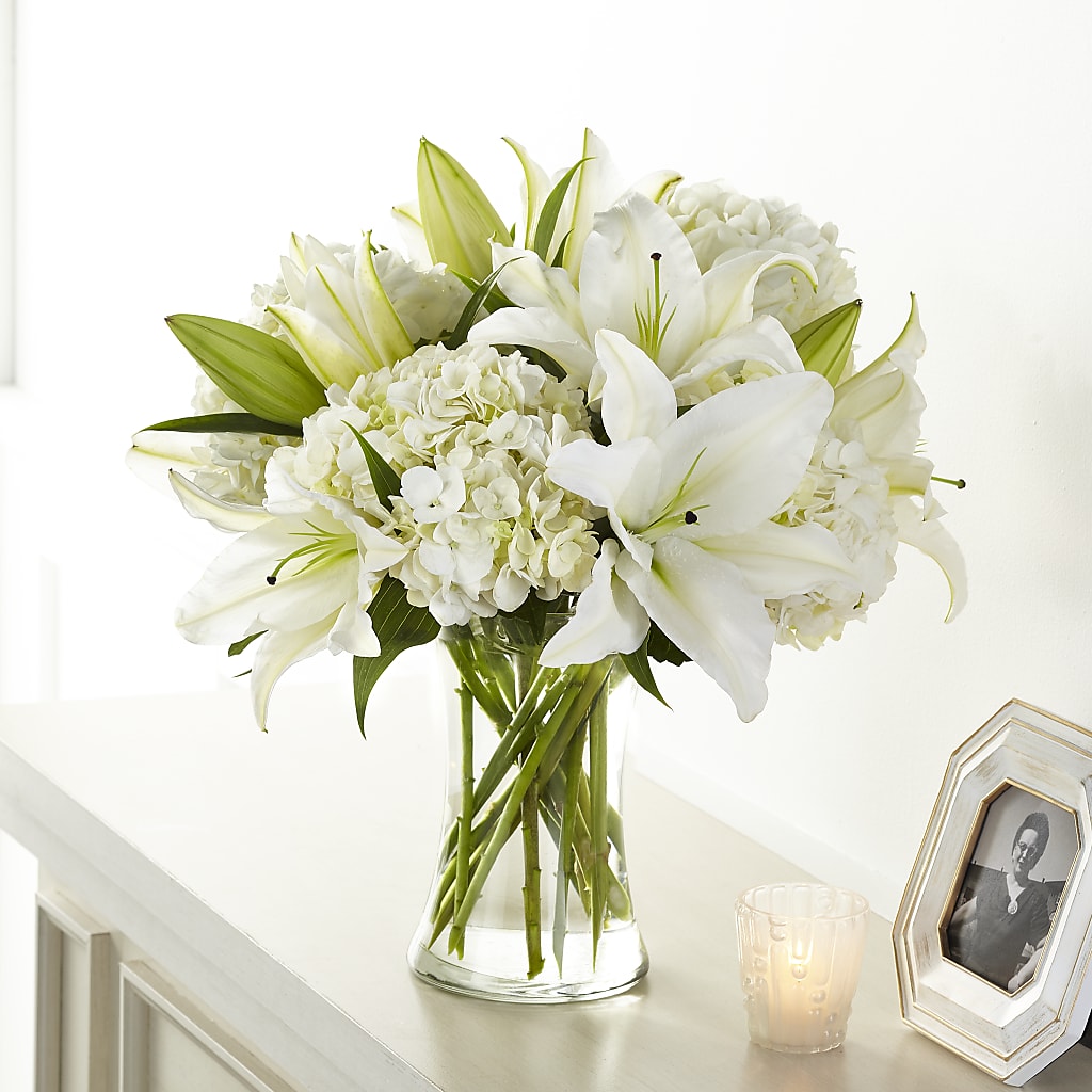 Compassionate Lily Bouquet – BEN & NEVA'S FLOWERS, Grand Saline TX