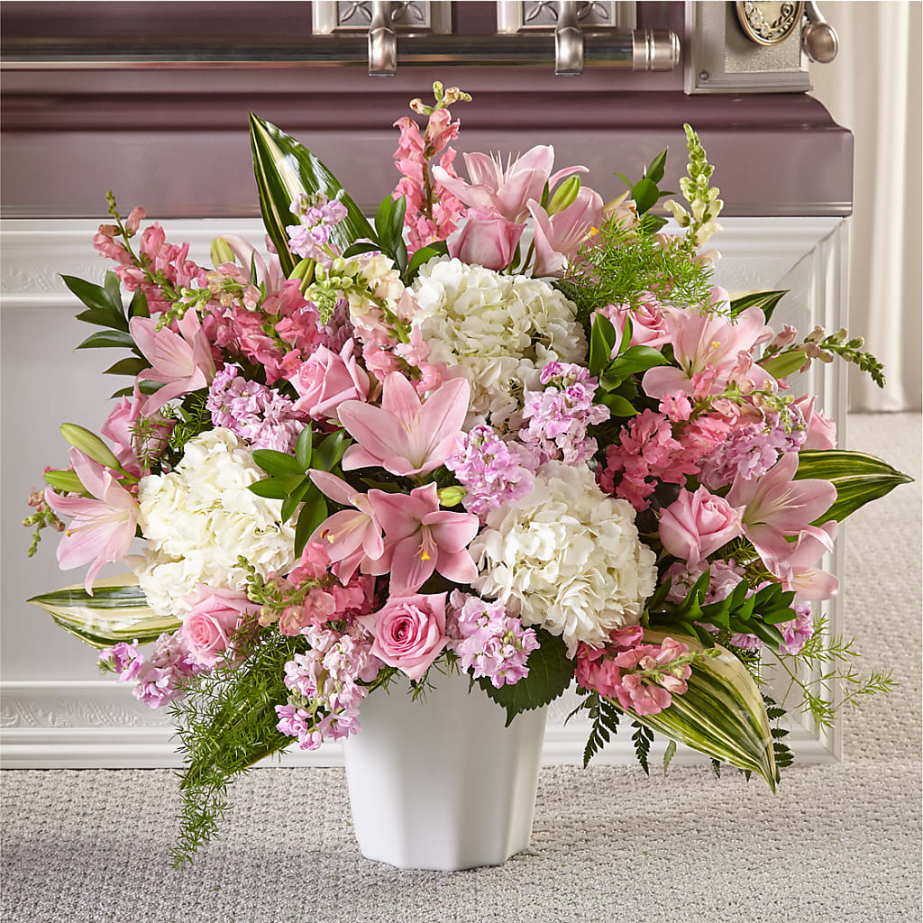 Simply Serene Floor Basket – BEN & NEVA'S FLOWERS, Grand Saline TX