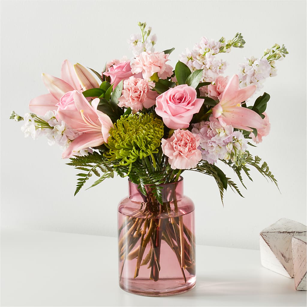 Pretty in Pink Bouquet – BEN & NEVA'S FLOWERS, Grand Saline TX