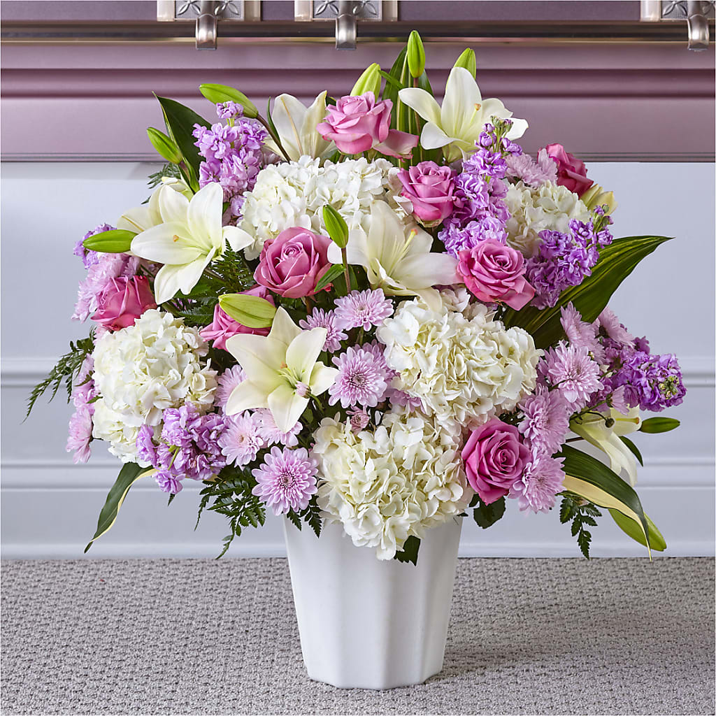 Heaven Sent Floor Basket – BEN & NEVA'S FLOWERS, Grand Saline TX