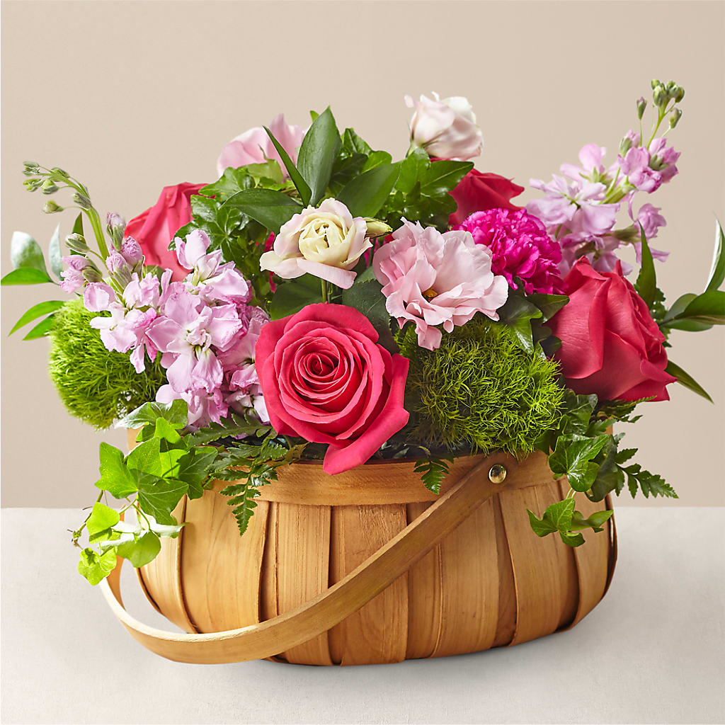 Radiance in Bloom Basket – BEN & NEVA'S FLOWERS, Grand Saline TX