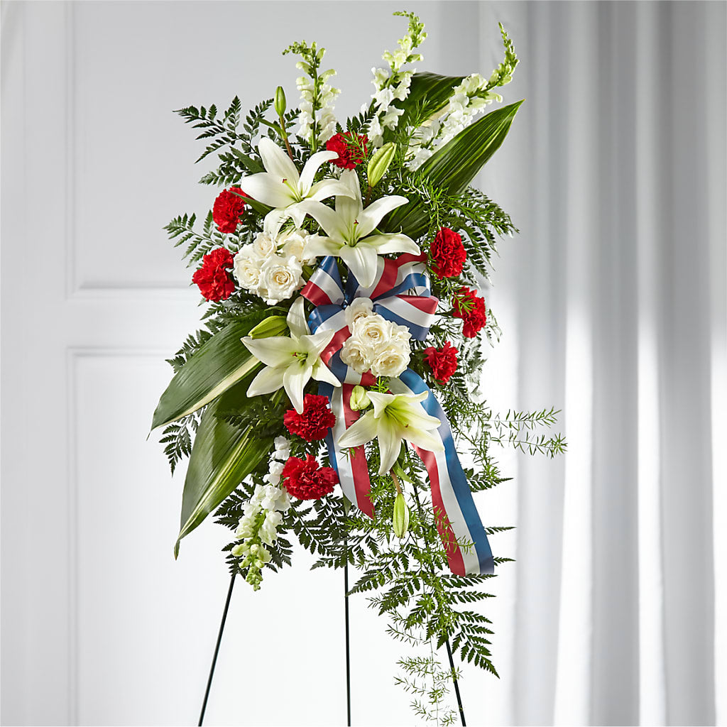 Stars of Life Standing Spray – BEN & NEVA'S FLOWERS, Grand Saline TX
