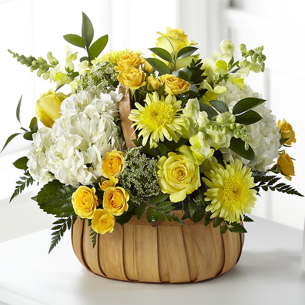 Rustic Remembrance Basket – BEN & NEVA'S FLOWERS, Grand Saline TX