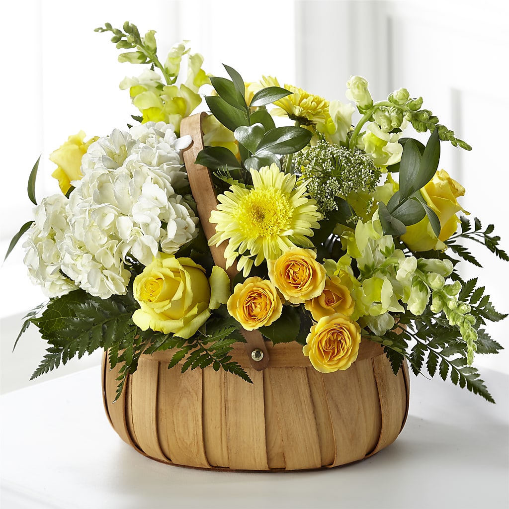 Rustic Remembrance Basket – BEN & NEVA'S FLOWERS, Grand Saline TX