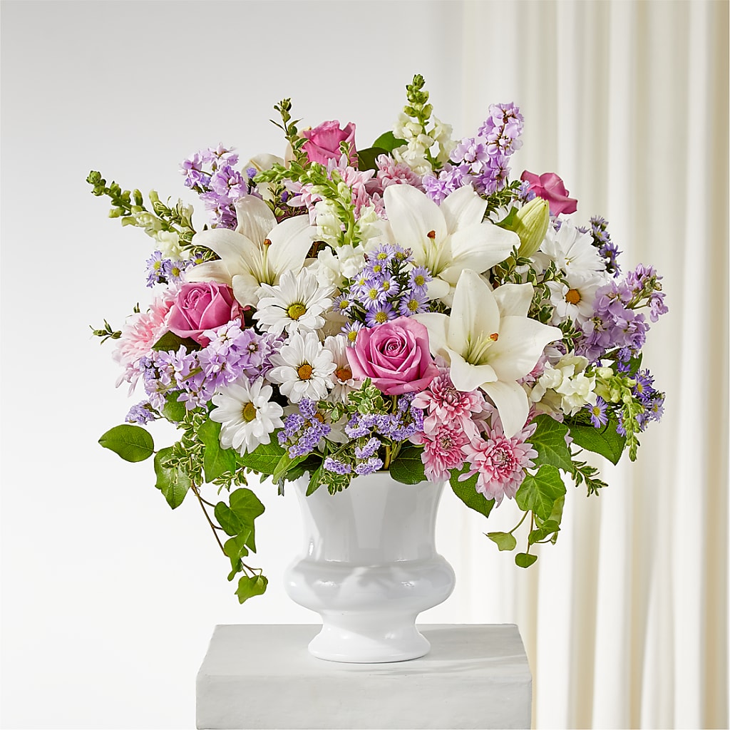 Remarkable Life Urn Arrangement – BEN & NEVA'S FLOWERS, Grand Saline TX