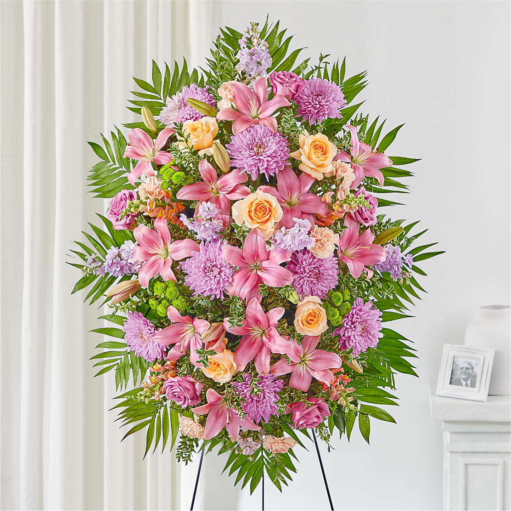 Love & Light Standing Spray – BEN & NEVA'S FLOWERS, Grand Saline TX