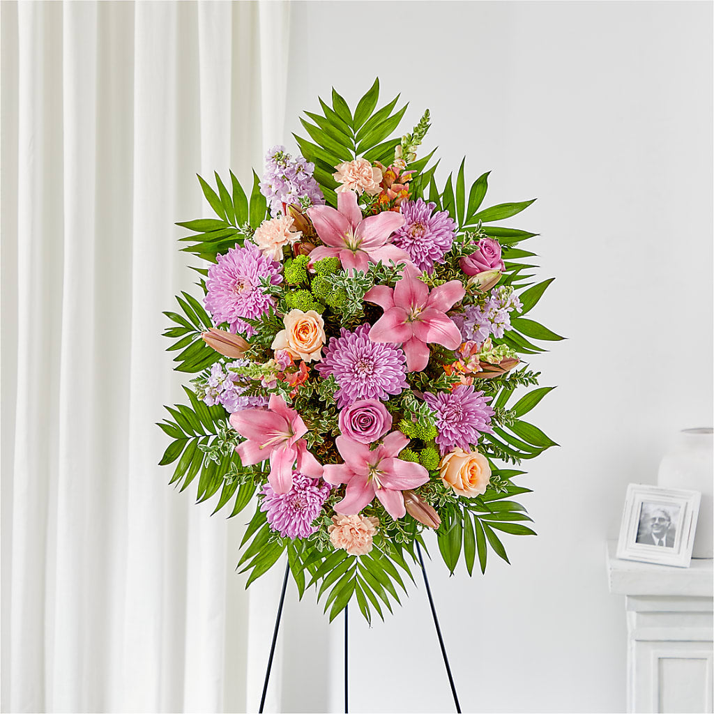 Love & Light Standing Spray – BEN & NEVA'S FLOWERS, Grand Saline TX