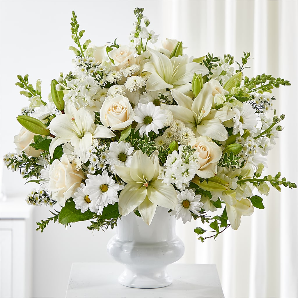 Uplifting Urn Arrangement – BEN & NEVA'S FLOWERS, Grand Saline TX