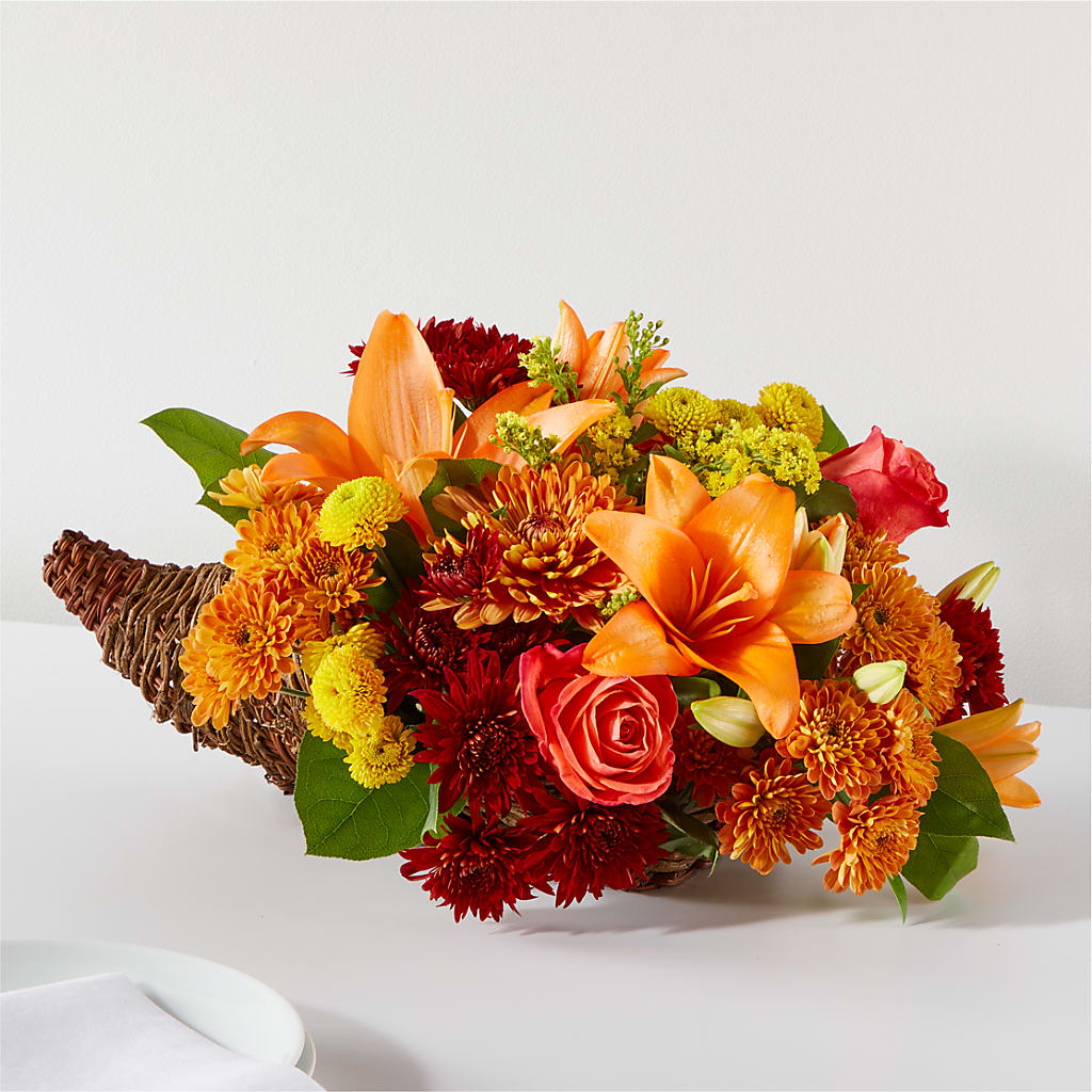Bouquet of Blessings Cornucopia – BEN & NEVA'S FLOWERS, Grand Saline TX