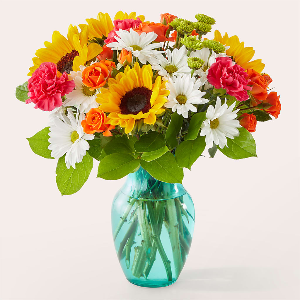 Sun-drenched Blooms Bouquet – BEN & NEVA'S FLOWERS, Grand Saline TX