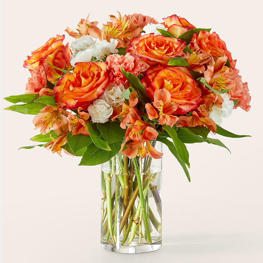 Apricot Glow Bouquet – BEN & NEVA'S FLOWERS, Grand Saline TX