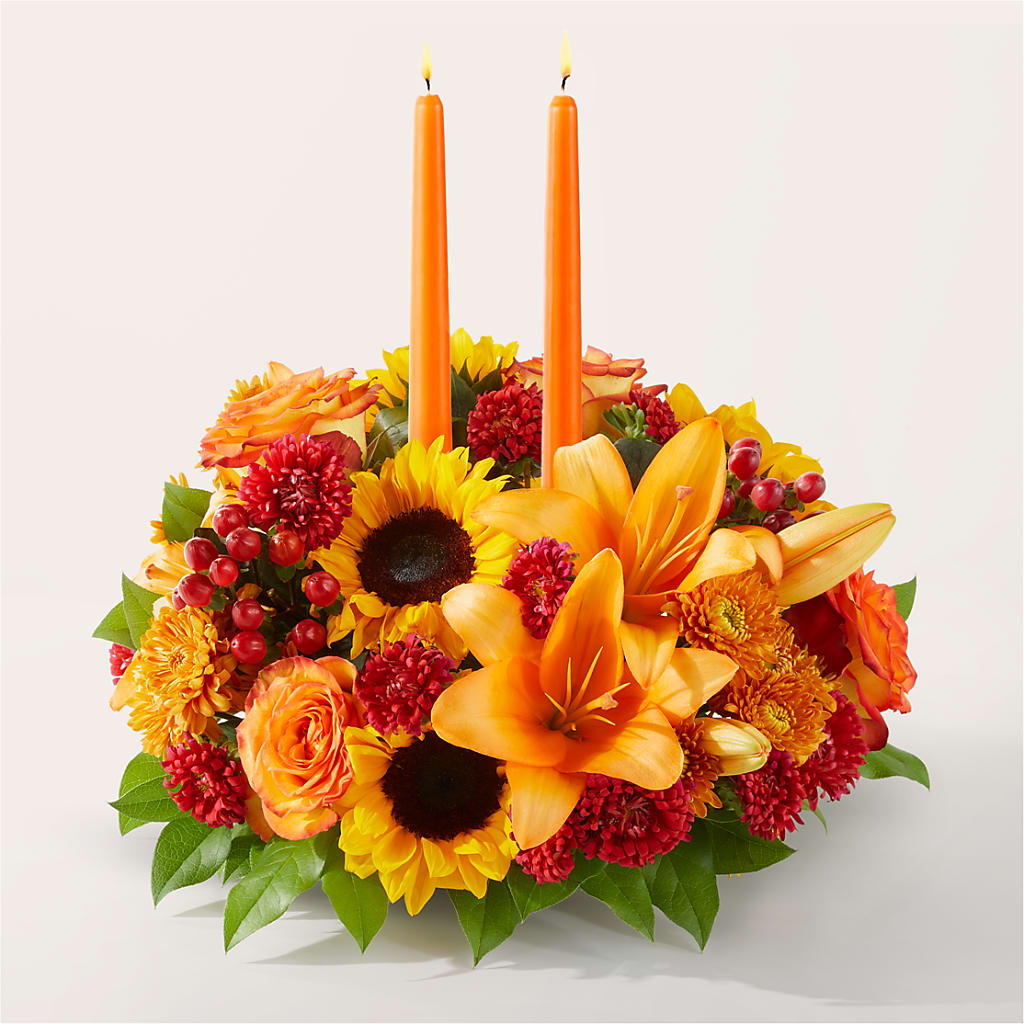 Grateful Centerpiece – BEN & NEVA'S FLOWERS, Grand Saline TX