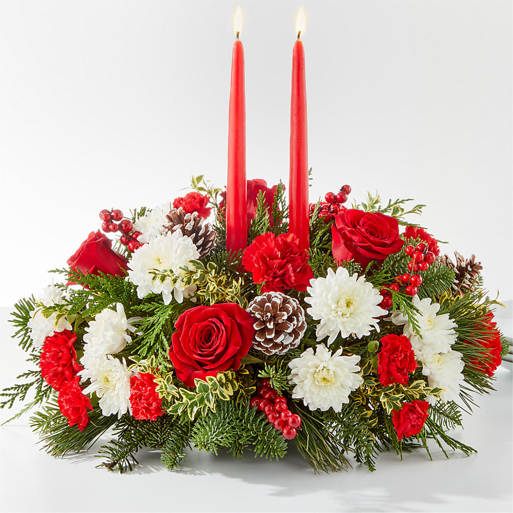 Holiday Soiree Centerpiece – BEN & NEVA'S FLOWERS, Grand Saline TX