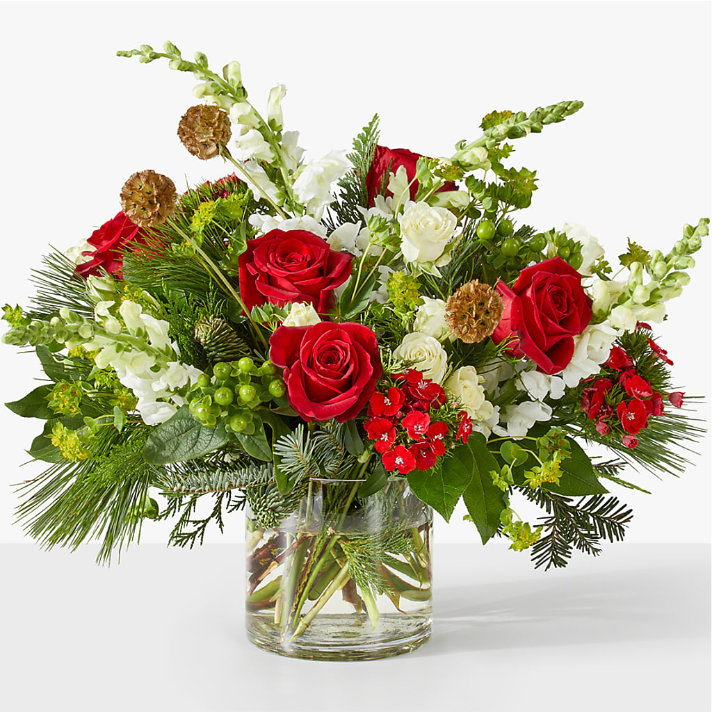 Deck the Halls Bouquet – BEN & NEVA'S FLOWERS, Grand Saline TX