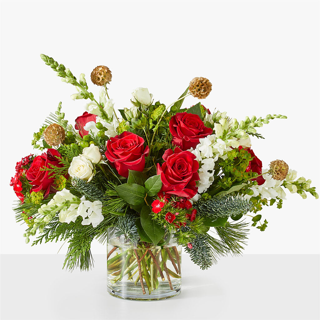Deck the Halls Bouquet – BEN & NEVA'S FLOWERS, Grand Saline TX