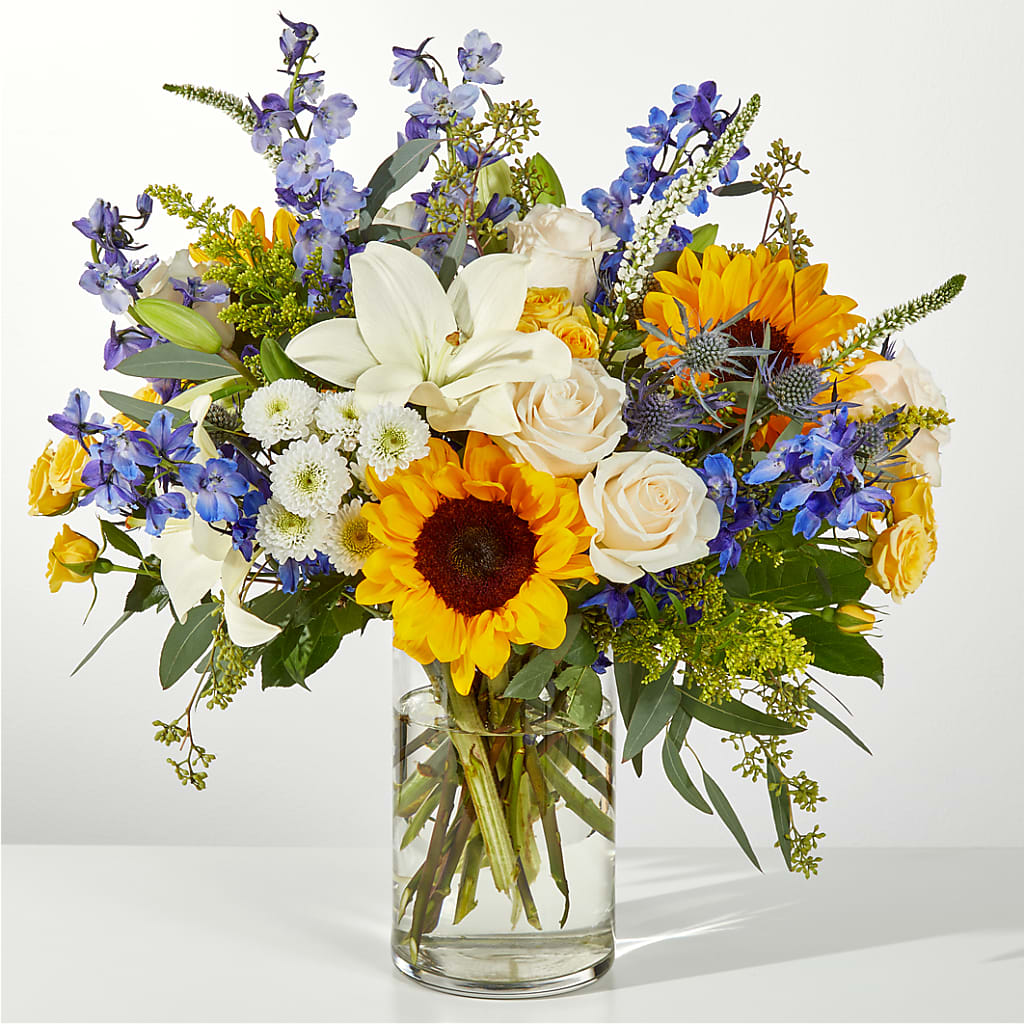 Wonderfully Sunny Bouquet – BEN & NEVA'S FLOWERS, Grand Saline TX