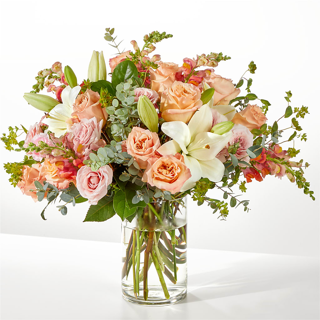 Grapefruit Splash Bouquet – BEN & NEVA'S FLOWERS, Grand Saline TX