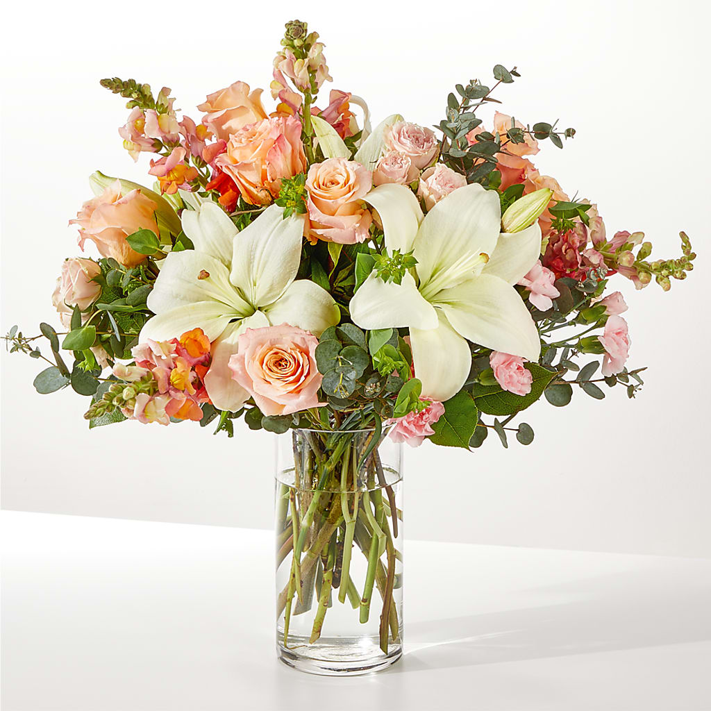 Grapefruit Splash Bouquet – BEN & NEVA'S FLOWERS, Grand Saline TX