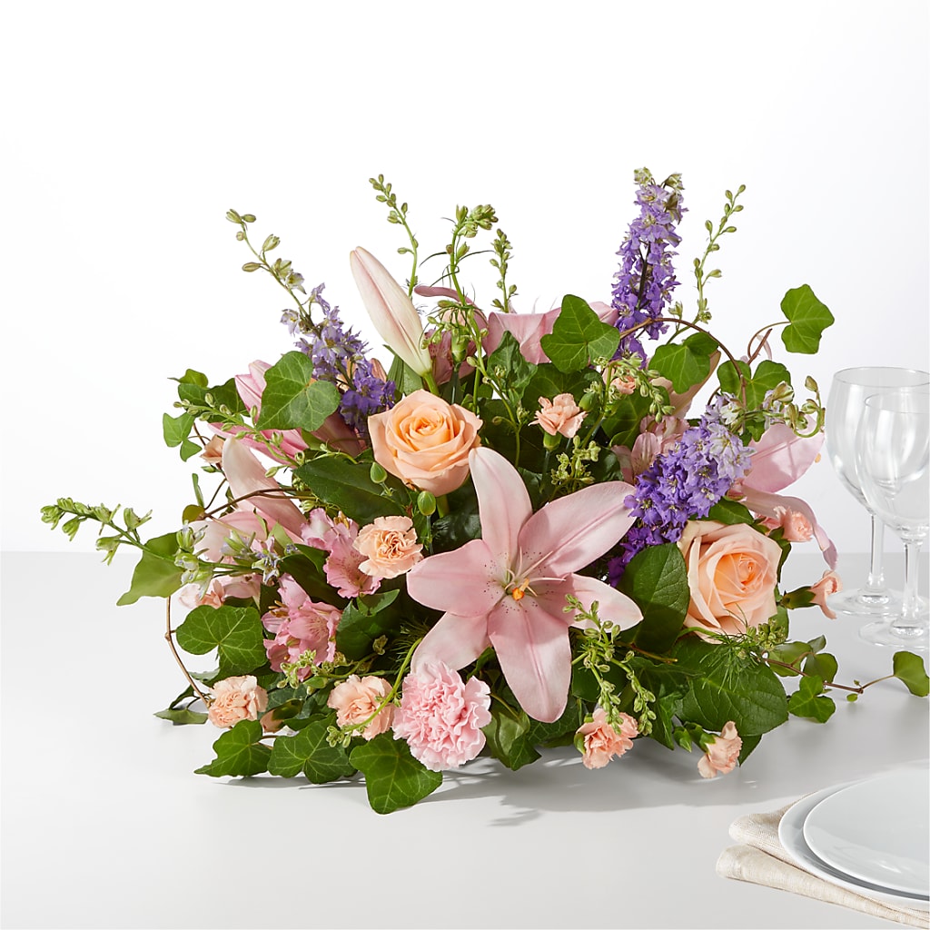Blossom Time Centerpiece – BEN & NEVA'S FLOWERS, Grand Saline TX