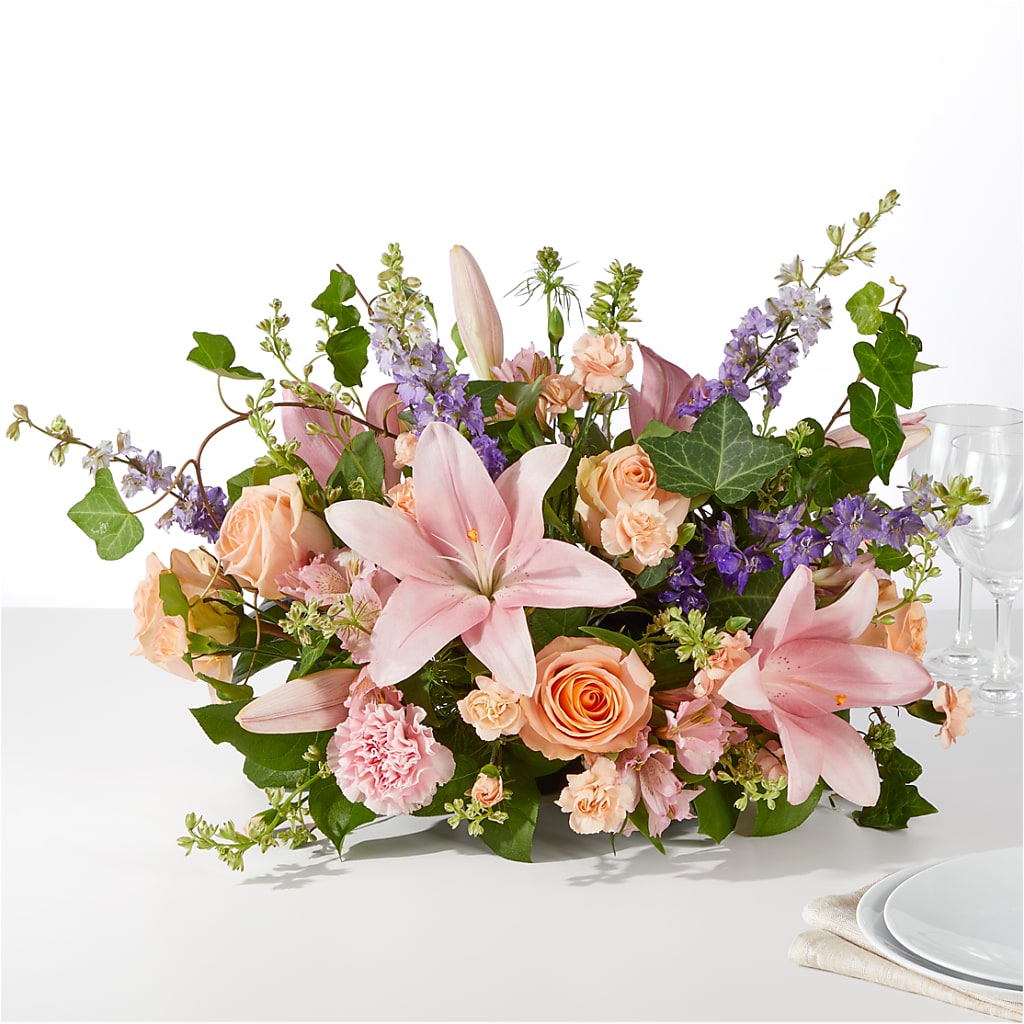 Blossom Time Centerpiece – BEN & NEVA'S FLOWERS, Grand Saline TX