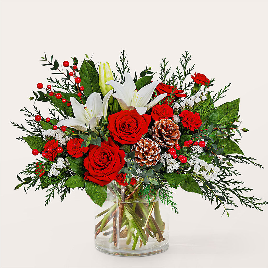 Best in Snow Bouquet – BEN & NEVA'S FLOWERS, Grand Saline TX