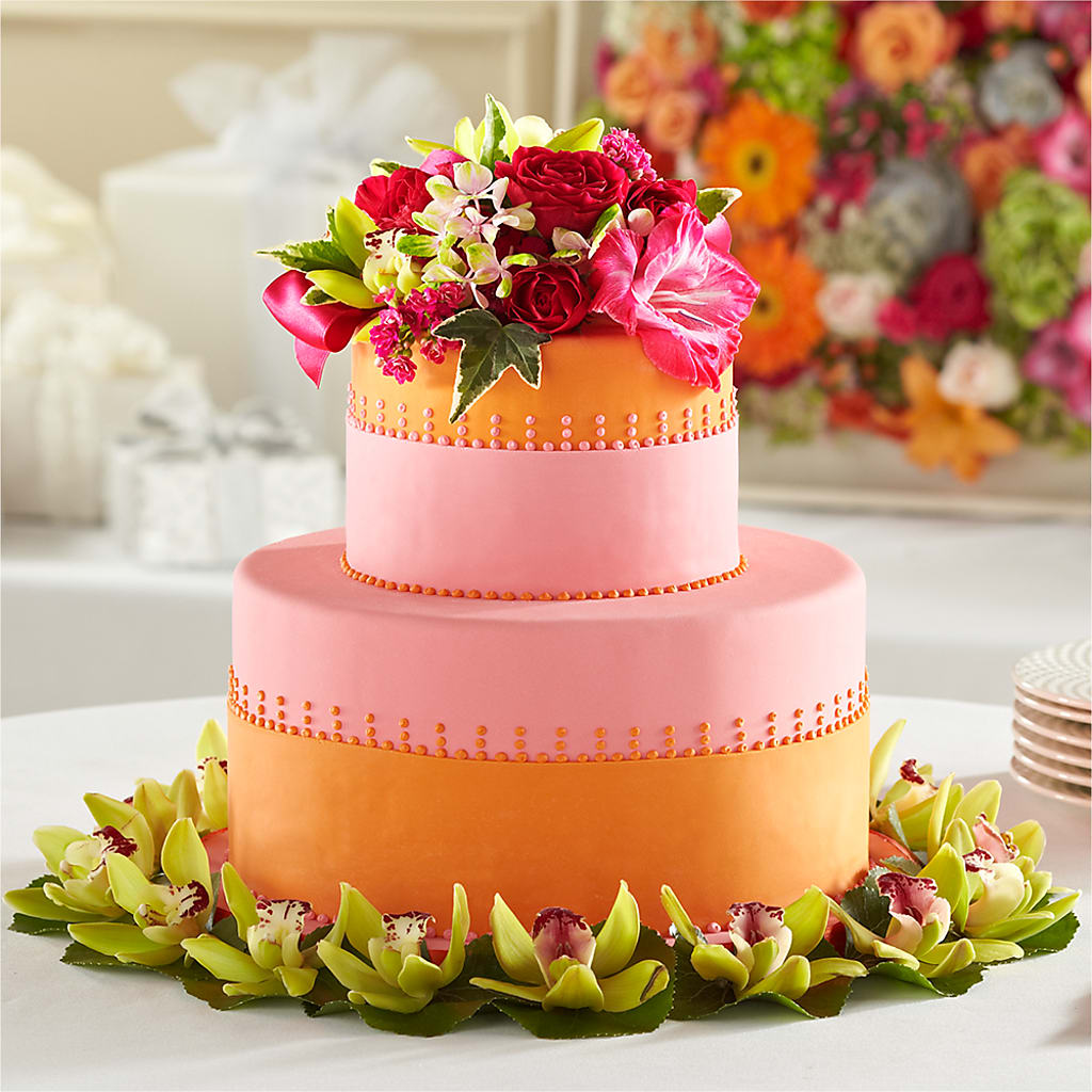 Sweet Citrus Cake Decor – BEN & NEVA'S FLOWERS, Grand Saline TX
