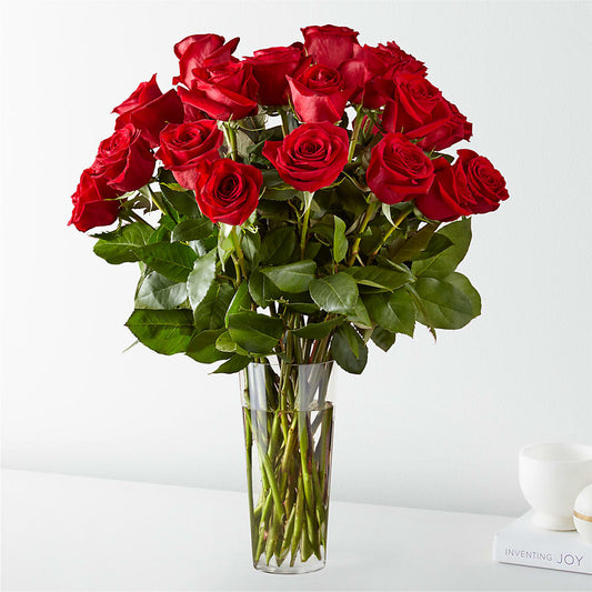 Long Stem Red Rose Bouquet – BEN & NEVA'S FLOWERS, Grand Saline TX