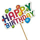 Happy Birthday Pick – BEN & NEVA'S FLOWERS, Grand Saline TX