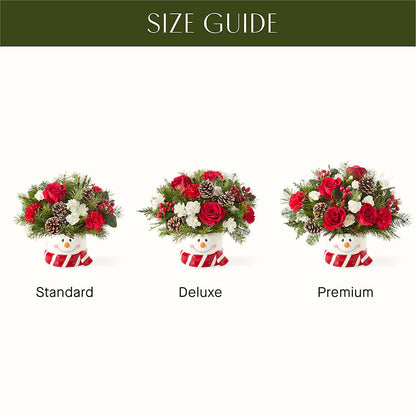 Jolly Snowman Bouquet – BEN & NEVA'S FLOWERS, Grand Saline TX