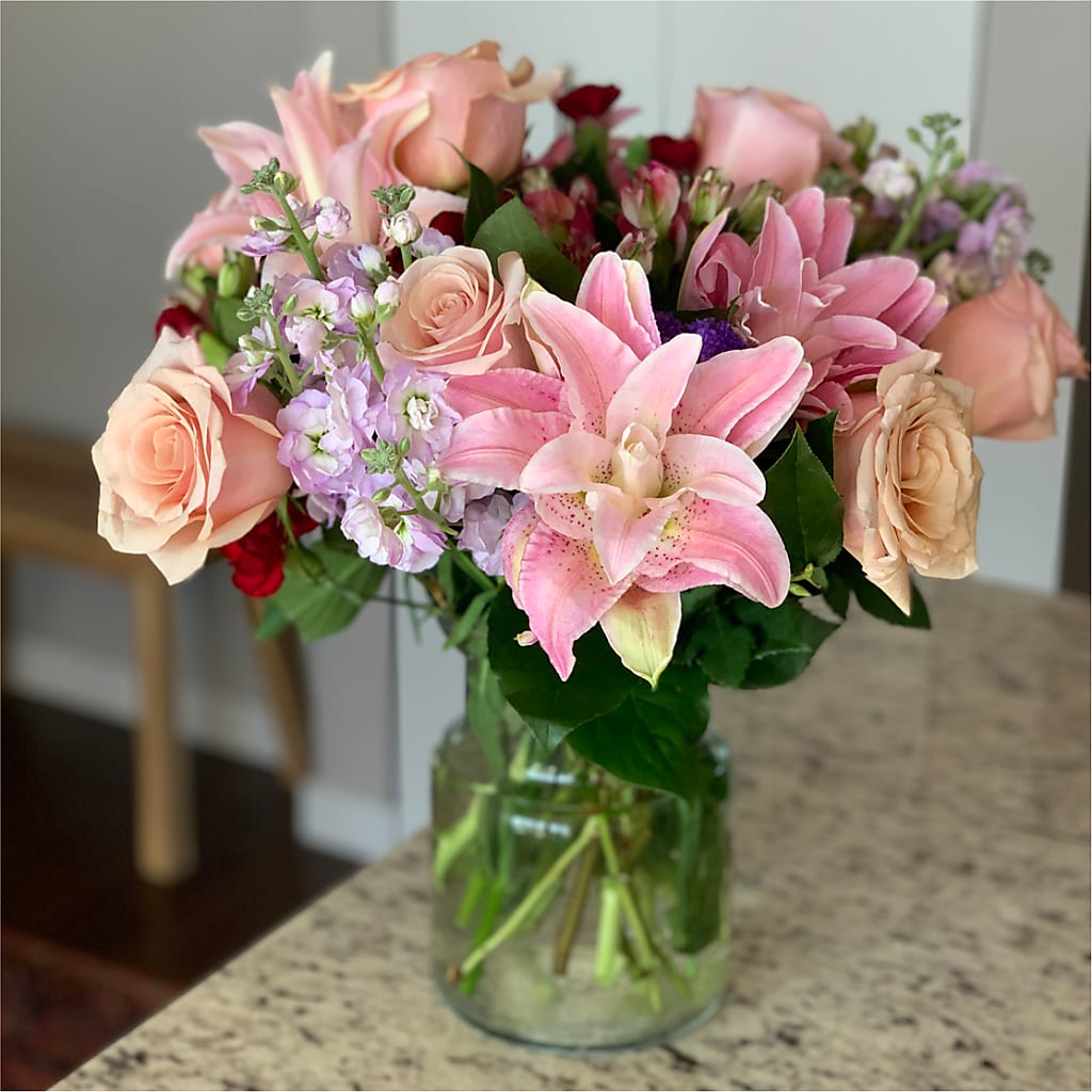 Romantique Bouquet – BEN & NEVA'S FLOWERS, Grand Saline TX