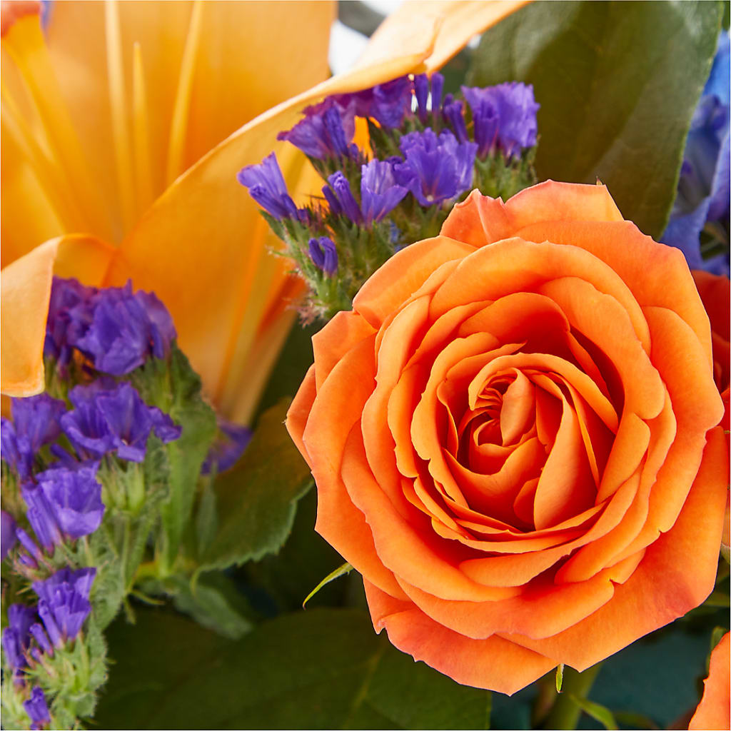 Radiant Citrus Box Bouquet – BEN & NEVA'S FLOWERS, Grand Saline TX