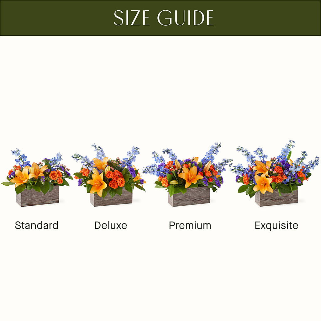 Radiant Citrus Box Bouquet – BEN & NEVA'S FLOWERS, Grand Saline TX