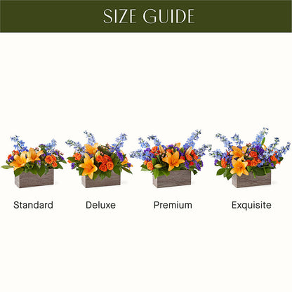 Radiant Citrus Box Bouquet – BEN & NEVA'S FLOWERS, Grand Saline TX