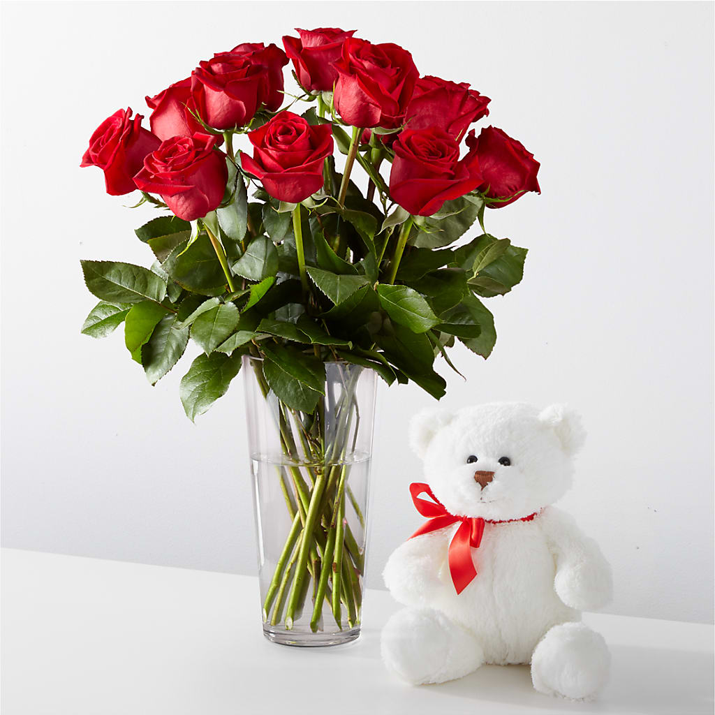 Romantic Long Stem Red Rose Bouquet Bundles – BEN & NEVA'S FLOWERS, Grand Saline TX